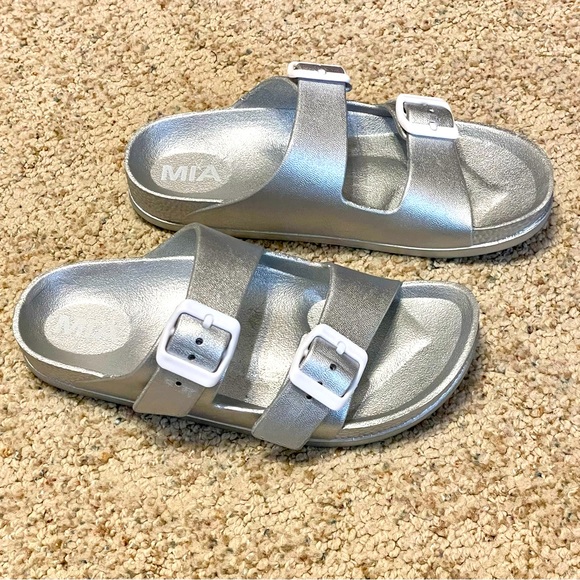 MIA Kids Jasmin Two Strap Slip On Sandal - Picture 2 of 3